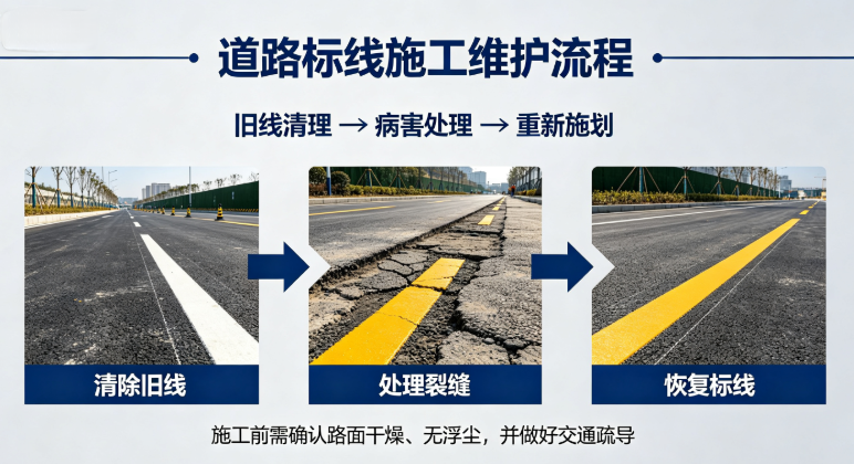 道路标线维护流程 道路标线维护流程